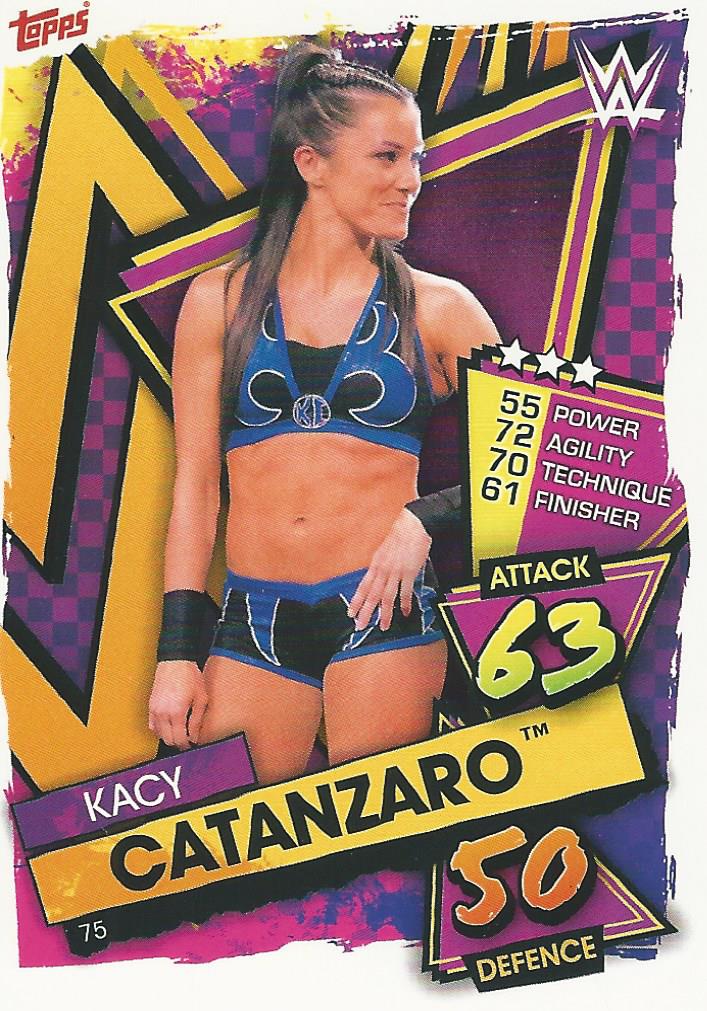 WWE Topps Slam Attax 2021 Trading Card Kacy Catanzaro No.75