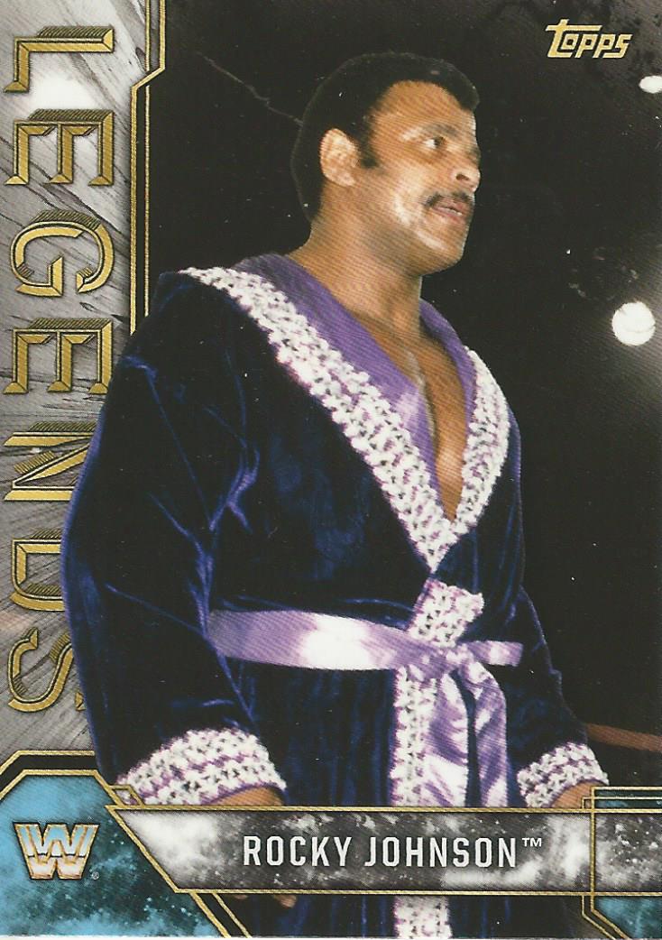 WWE Topps Legends 2017 Trading Card Rocky Johnson No.76