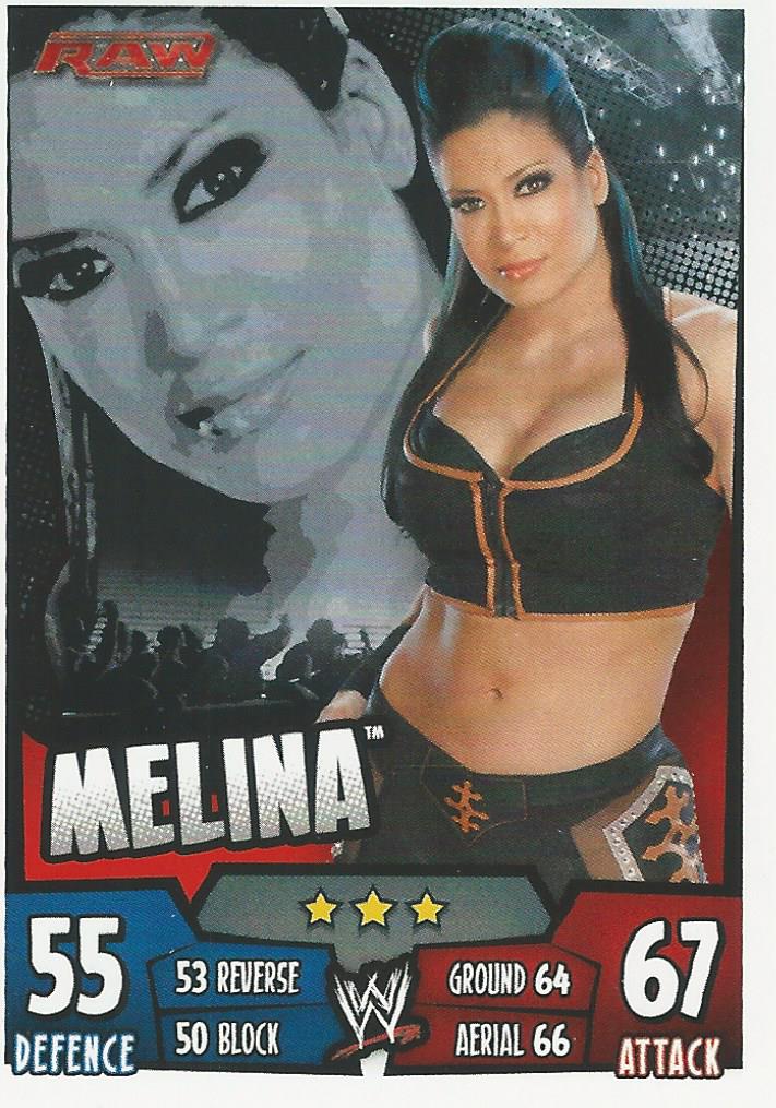 WWE Topps Slam Attax Rumble 2011 Trading Card Melina No.76