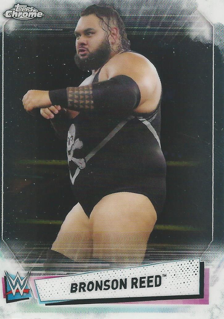 WWE Topps Chrome 2021 Trading Cards Bronson Reed No.76