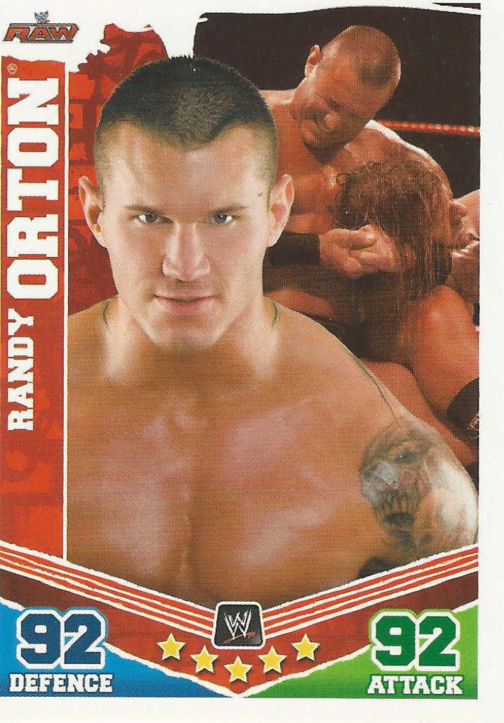 WWE Topps Slam Attax Mayhem 2010 Trading Card Randy Orton No.76