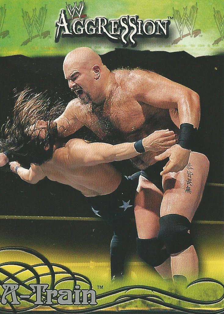 WWE Fleer Aggression Trading Card 2003 A-Train No.76