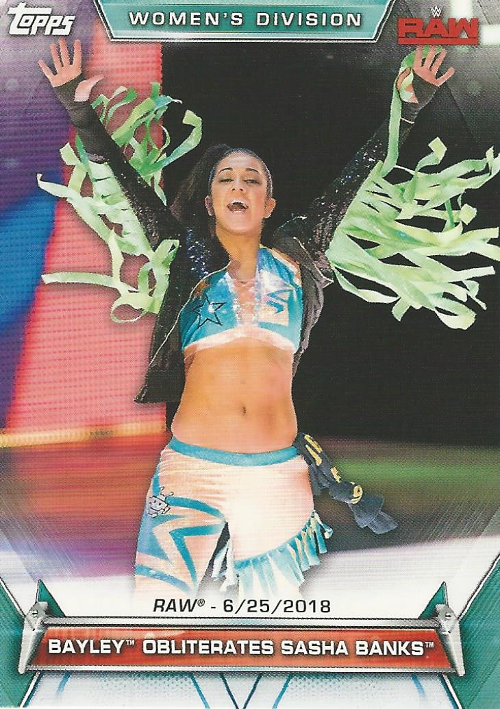 WWE Topps Women Division 2019 Trading Card Bayley No.76