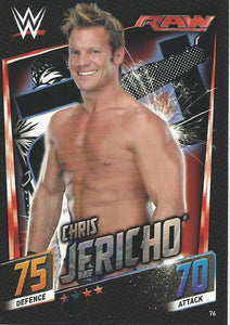 WWE Topps Slam Attax 2015 Then Now Forever Trading Card Chris Jericho No.76