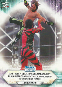 WWE Topps 2021 Trading Cards AJ Styles No.76