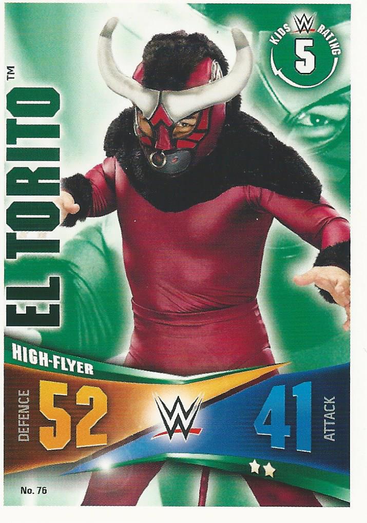 WWE Topps Slam Attax Rivals 2014 Trading Card El Torito No.76