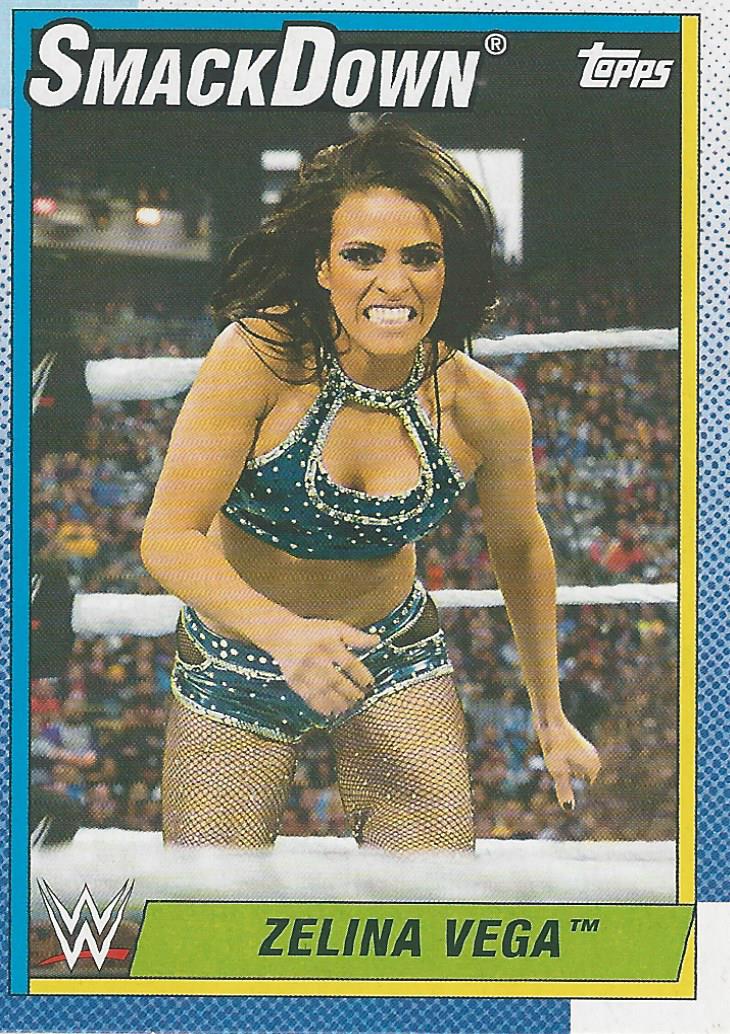 WWE Topps Heritage 2021 Trading Card Zelina Vega No.76