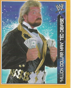 WWE Topps A-Z Sticker Collection 2014 Million Dollar Man Ted Dibiase No.77