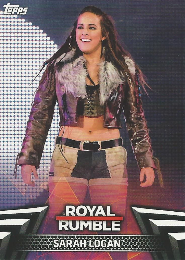 WWE Topps Women Division 2018 Trading Cards Sarah Logan RR-3