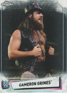 WWE Topps Chrome 2021 Trading Cards Cameron Grimes No.77