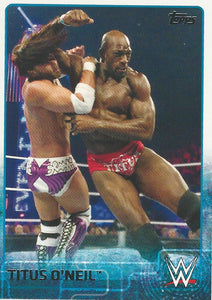 WWE Topps 2015 Trading Card Titus O'Neil No.77