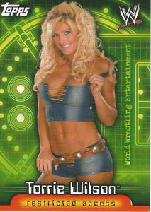WWE Topps Insider 2006 Trading Card Torrie Wilson No.77