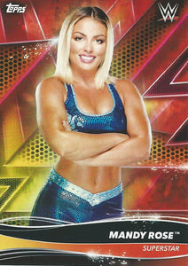 Topps WWE Superstars 2021 Trading Cards Mandy Rose No.77