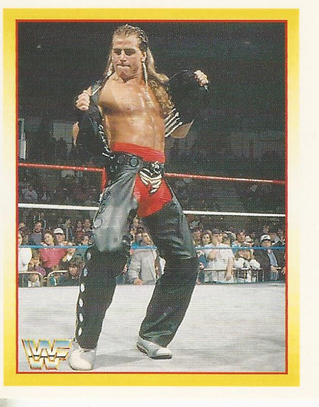 WWF Merlin Stickers 1995 Shawn Michaels No.77