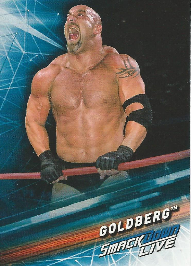 WWE Topps Smackdown 2019 Trading Cards Goldberg No.77