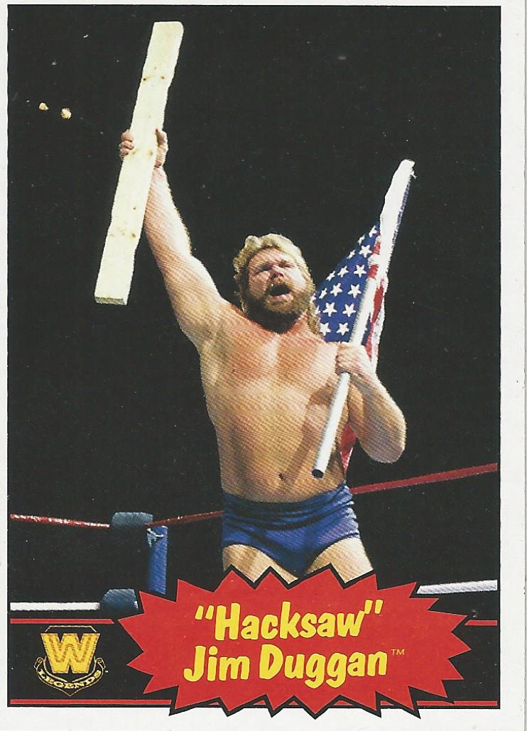 WWE Topps Heritage 2012 Trading Cards Hacksaw Jim Duggan No.77