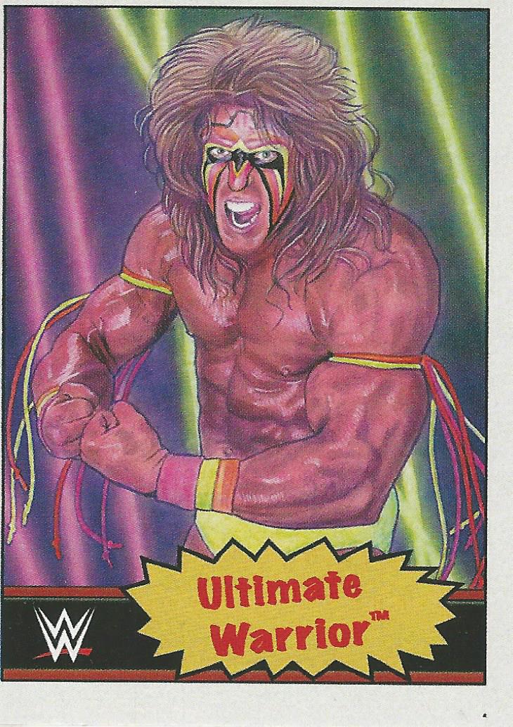 WWE Topps Living Set Trading Cards 2021 Ultimate Warrior No.78