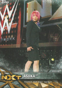 WWE Topps Women Division 2017 Trading Card Asuka NXT-4