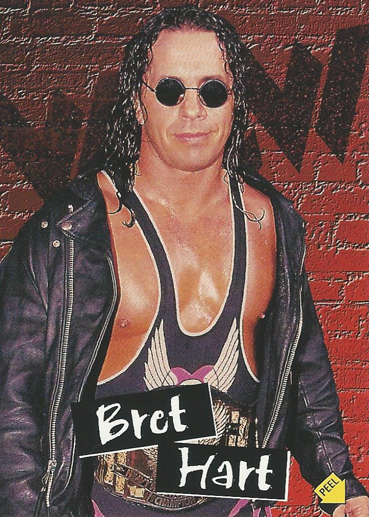 WCW/NWO Topps 1998 Trading Card Bret Hitman Hart S8