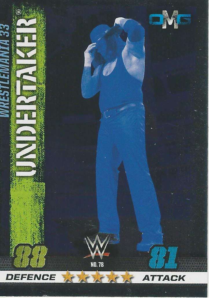 WWE Topps Slam Attax 10th Edition Trading Card 2017 Undertaker No.78