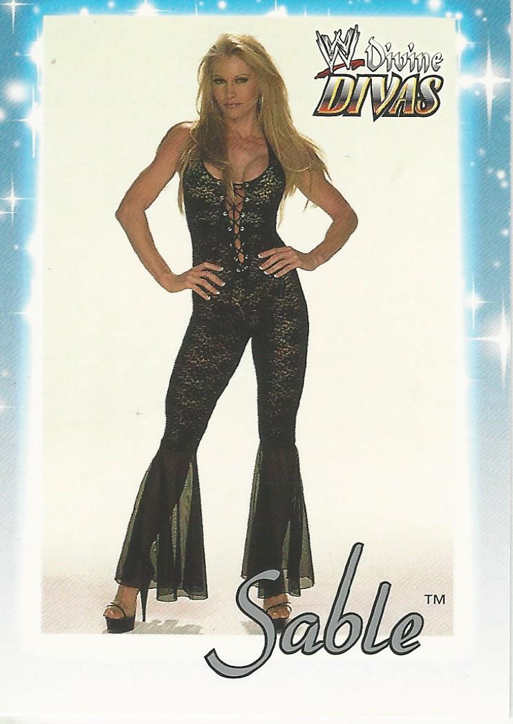 WWE Fleer Divine Divas Trading Card 2003 Sable No.78