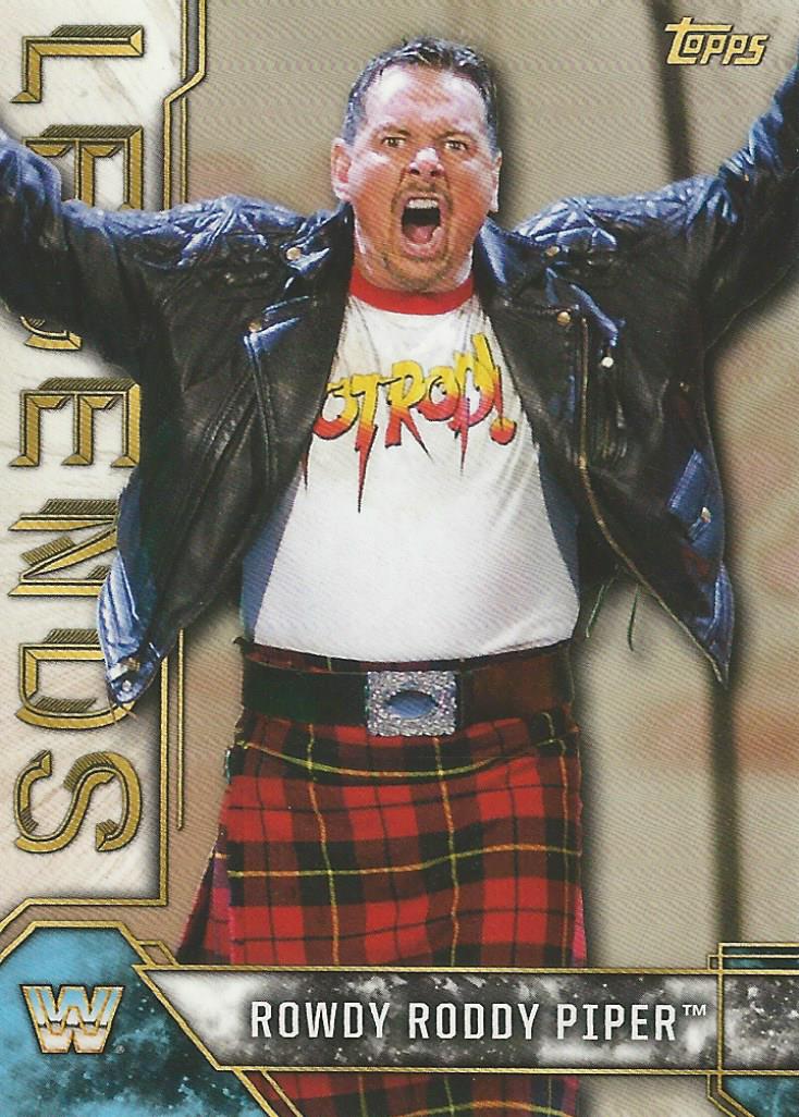 WWE Topps Legends 2017 Trading Card Roddy Piper No.78