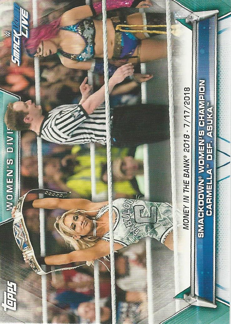 WWE Topps Women Division 2019 Trading Card Carmella No.78