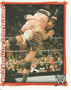 WWE Topps Superstars Uncovered 2007 Sticker Collection Batista No.78