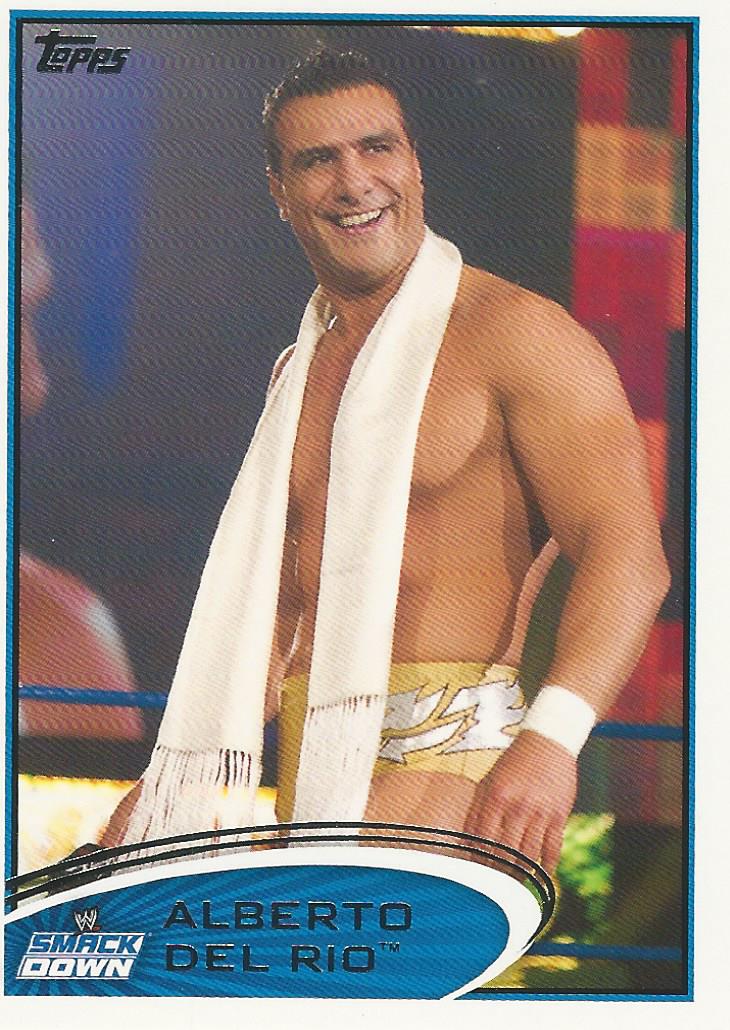 WWE Topps 2012 Trading Card Alberto Del Rio No.78