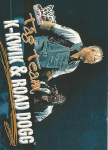 WWF Fleer Wrestlemania 2001 Trading Cards K-Kwik and Roadd Dogg No.78