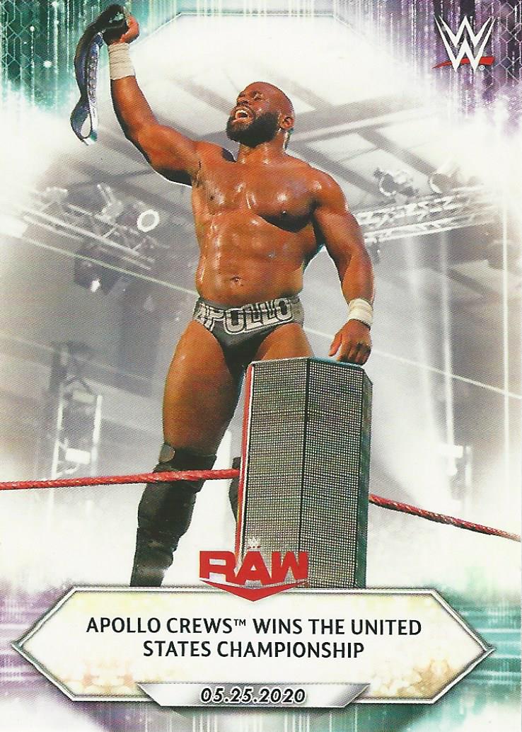 WWE Topps 2021 Trading Cards Apollo Crews No.78