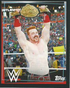 WWE Topps Road to Wrestlemania Stickers 2021 Sheamus No.78