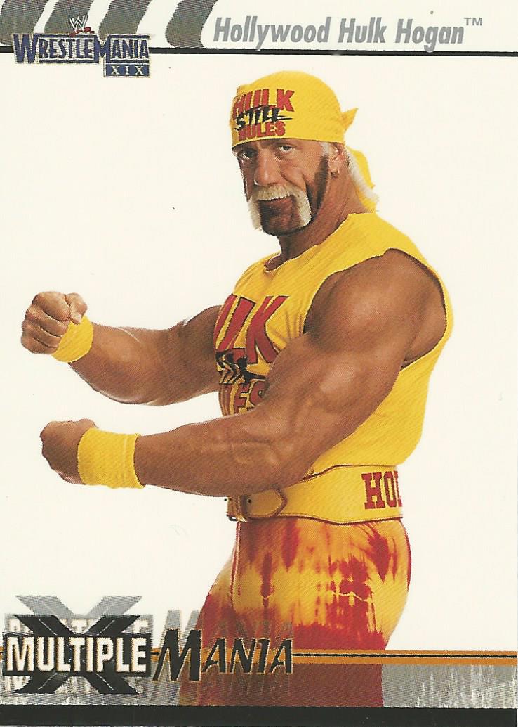 WWE Fleer Wrestlemania XIX Trading Cards 2003 Hulk Hogan No.78