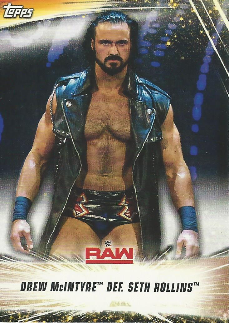 WWE Topps Summerslam 2019 Trading Card Drew McIntyre No.78