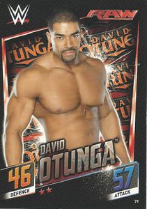 WWE Topps Slam Attax 2015 Then Now Forever Trading Card David Otunga No.79