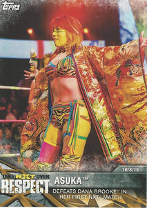 WWE Topps Women Division 2017 Trading Card Asuka NXT-5