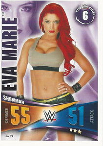 WWE Topps Slam Attax Rivals 2014 Trading Card Eva Marie No.79