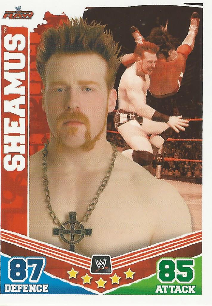 WWE Topps Slam Attax Mayhem 2010 Trading Card Sheamus No.79