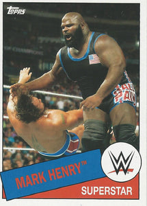 WWE Topps Heritage 2015 Trading Card Mark Henry No.79
