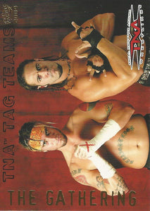 TNA Pacific Trading Cards 2004 The Gathering CM Punk and Julio Dinero Tag Team No.4