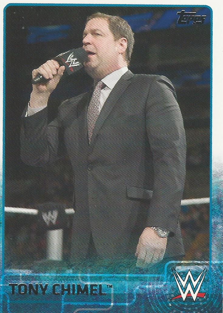 WWE Topps 2015 Trading Card Tony Chimel No.79