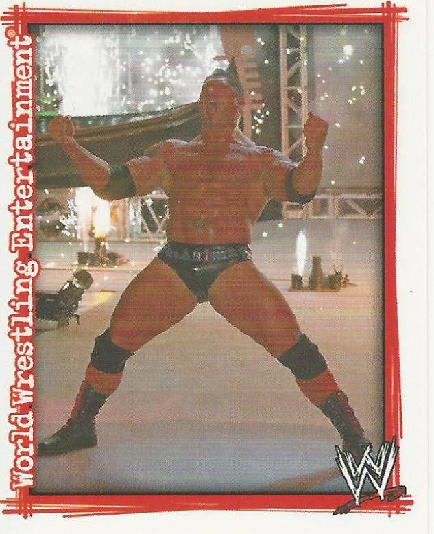 WWE Topps Superstars Uncovered 2007 Sticker Collection Batista No.79