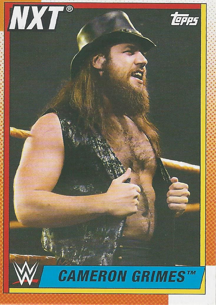 WWE Topps Heritage 2021 Trading Card Cameron Grimes No.79