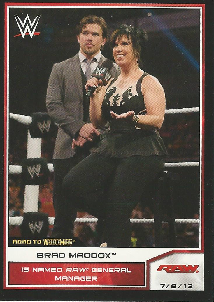 WWE Topps Road to Wrestlemania 2014 Trading Cards Vickie Guerrero No.19