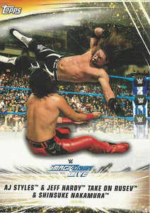 WWE Topps Summerslam 2019 Trading Card AJ Styles No.79