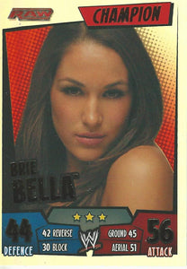 WWE Topps Slam Attax Rumble 2011 Trading Card Champion Brie Bella No.7