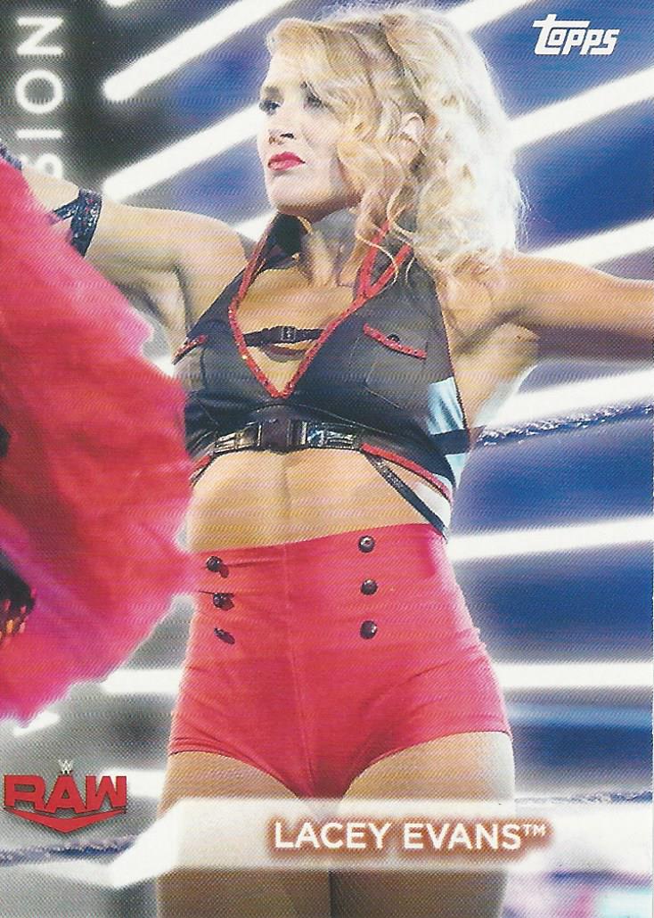 WWE Topps Women Division 2021 Trading Card Lacey Evans RC-7