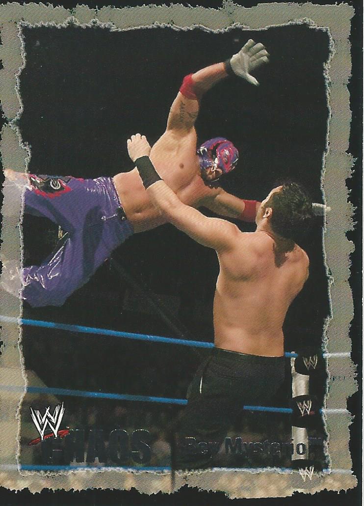 WWE Fleer Chaos Trading Card 2004 Rey Mysterio No.7