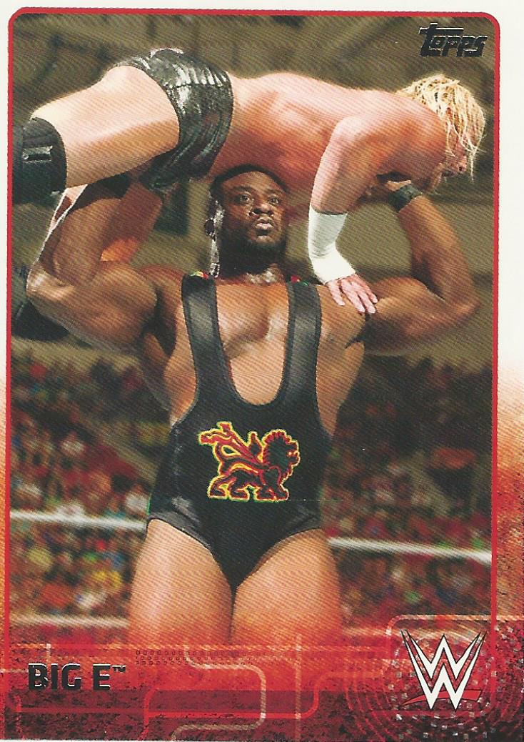 WWE Topps 2015 Trading Card Big E No.7