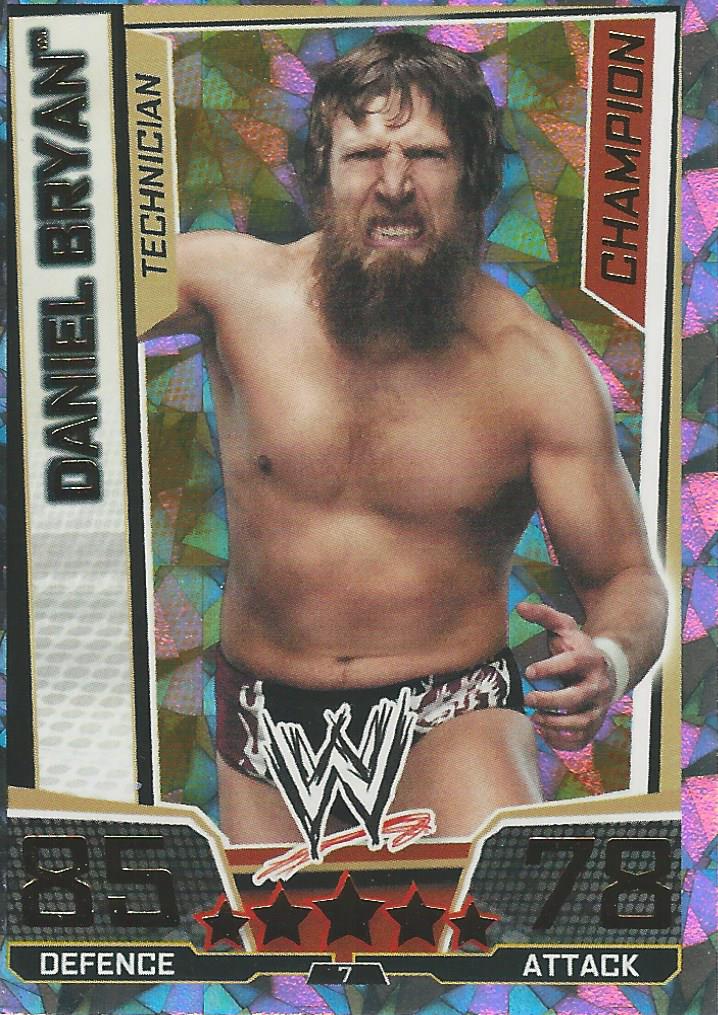 WWE Slam Attax Superstars 2013 Trading Card Champion Daniel Bryan No.7